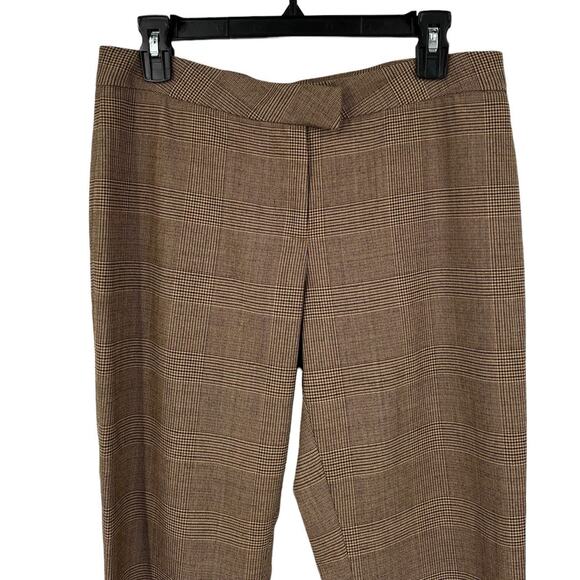 Rag & Bone pants Rebecca Glen plaid wool brown size 6 - Picture 3 of 7